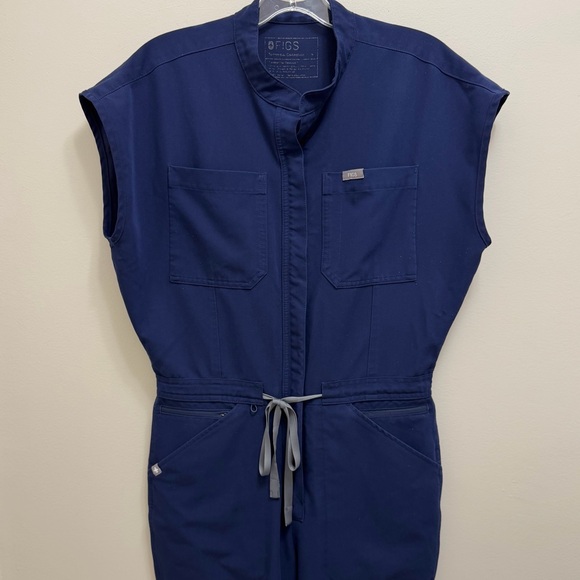 FIGS Jumpsuit Scrubs One Piece Blue Size S - Picture 3 of 10